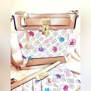 Juicy Couture Crossbody Handbag and matching Wristlet